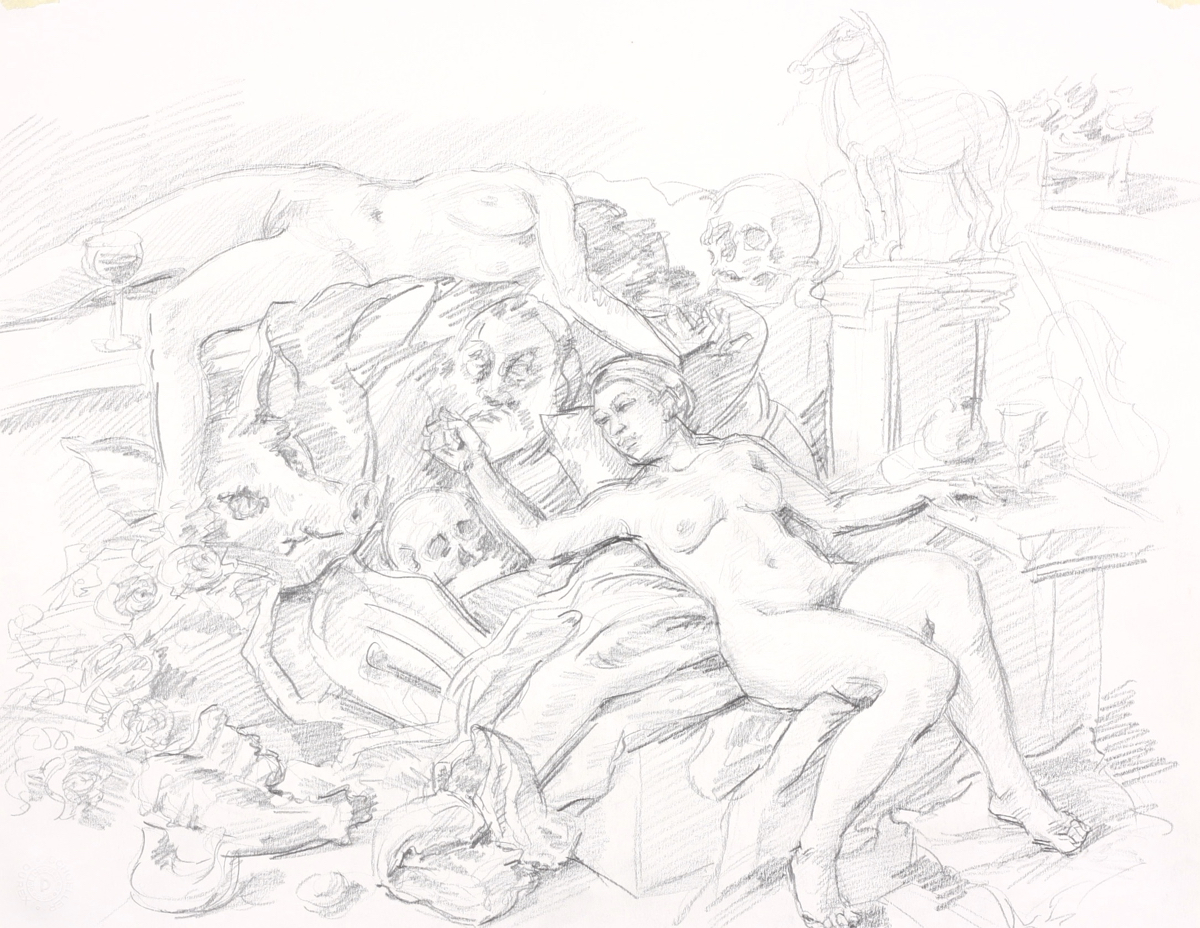 untitled; graphite on paper, 35 x 45 cm, 2010