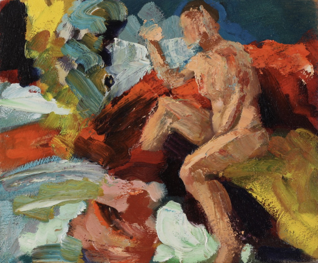 Ariadne; oil on board, 23 x 28 cm, 2010