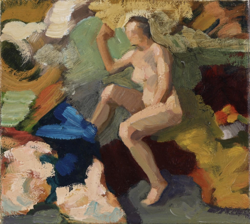 Ariadne; oil on canvas, 20 x 22 cm, 2010