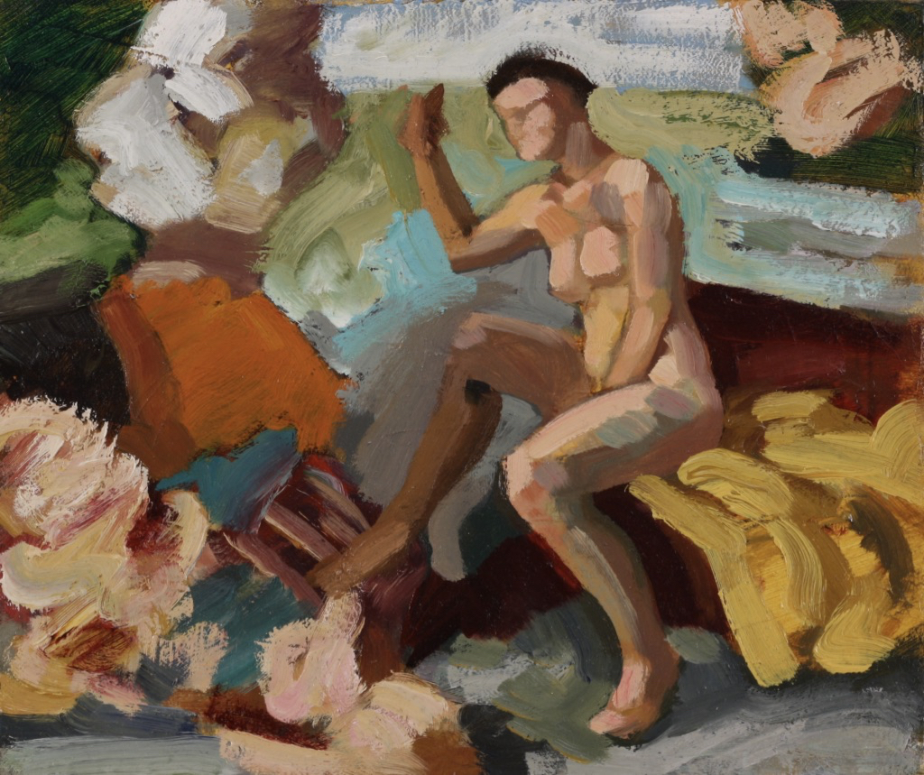 Ariadne; oil on canvas, 25 x 30 cm, 2010