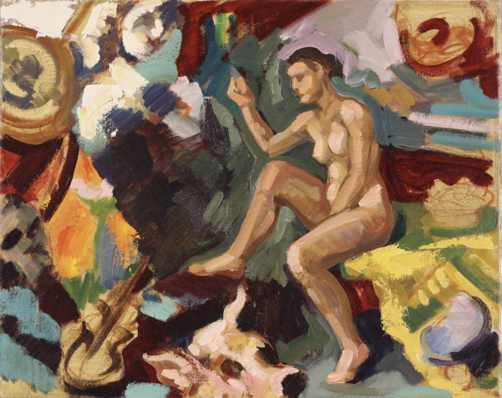 Ariadne; oil on canvas, 30 x 30 cm, 2010