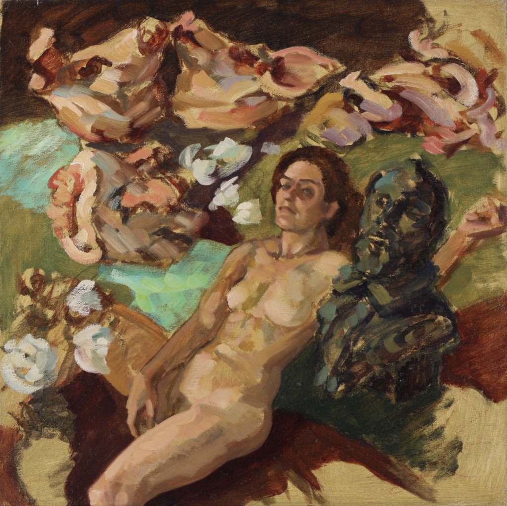 Minerva; oil on canvas, 50 x 50 cm, 2010